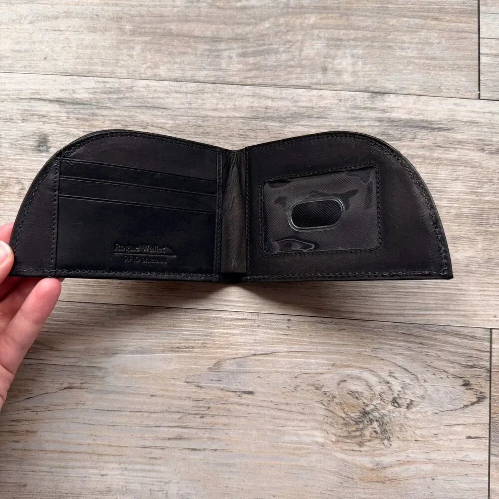 Rogue Front Pocket Wallet Classic Made in Maine RFID Blocking Leather Minimalist